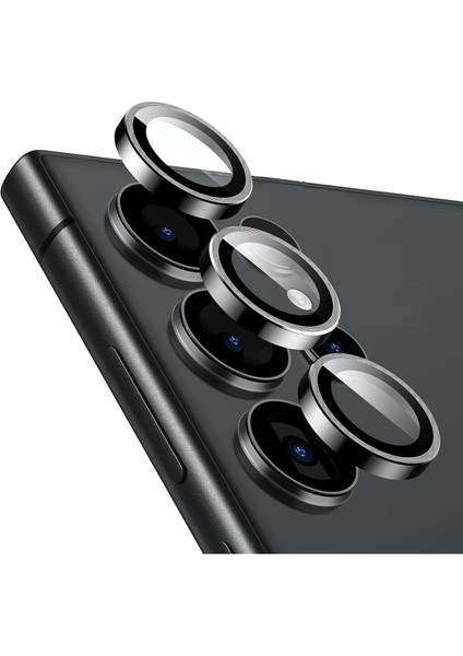 Kamera Lens Koruyucu Kırılmaz Metal Çerçeveli Kamera Lens Koruma Uzay Grisi Galaxy S24 Plus S926 ile Uyumlu Ürün fiyatları