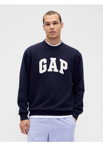 Erkek Lacivert Vintagesoft Gap Logo Sweatshirt