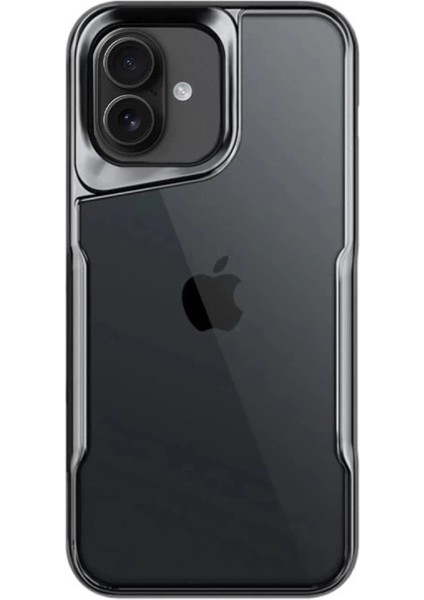 Buğz Newface Iphone 16 Kılıf Boyi Silikon Kapak - Titan Gri