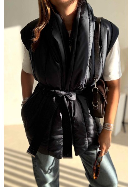 Lacivert Trikolu Şişme Yelek