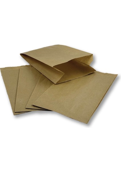 Küçük Boy Kraft-Şamua Çizgili Kese Kağıdı, Hediye Paketi 12X20,5CM Düz Renk fiyatları
