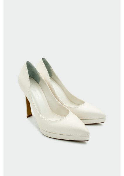 Rudow Sedef Beyaz Kadın Düz Klasik Stiletto fiyatları