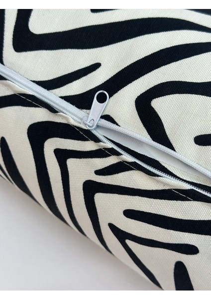 Lungo - Zebra Desenli Silindir Sosis Rulo Yastık fırsatları