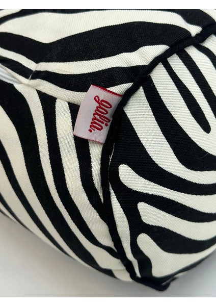 Lungo - Zebra Desenli Silindir Sosis Rulo Yastık indirimleri