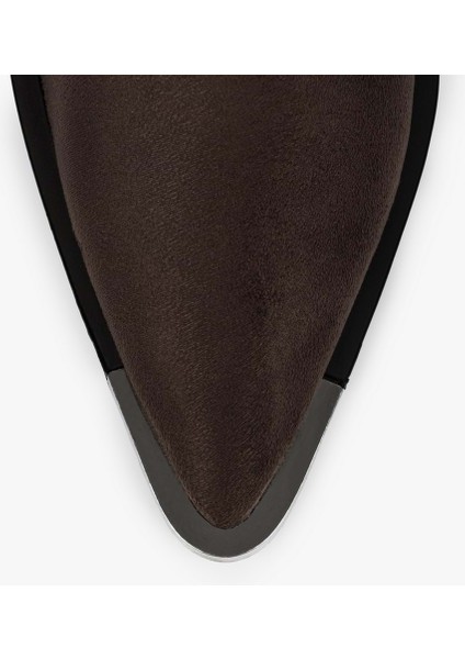 Kadın Bronc Acı Kahve Süet Kovboy Bot fırsatları