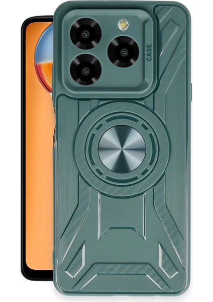 Buğz Newface General Mobile Era 30 Kılıf Lincoln Silikon - Koyu Yeşil