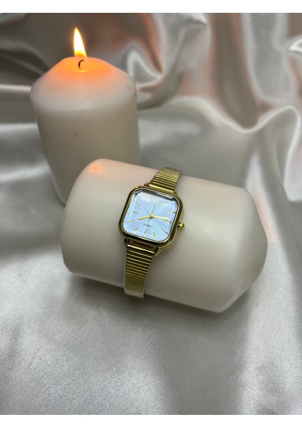 Kadın Çelik Gold Kare Kol Saati fiyatları