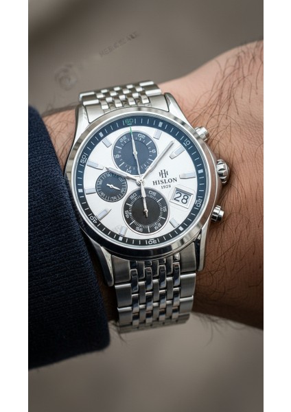 Gümüş Çelik Kordon Erkek Kol Saati MS201S-02SS