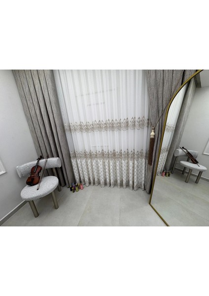 Nivemeshome 2840 Harmoni Vizon 1/3 Pileli Tül Perde fiyatları