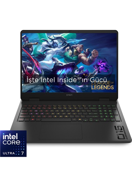 OMEN Gaming 16-AM0044NT Intel® Core™ Ultra 7 255H 32GB 1TB SSD RTX5070 Freedos 16" Taşınabilir Bilgisayar CD8M2EA
