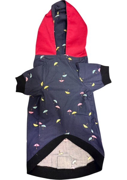 Şemsiye Desenli Kapüşonlu Köpek Kıyafeti –xl – Şık, Rahat ve Koruyucu!