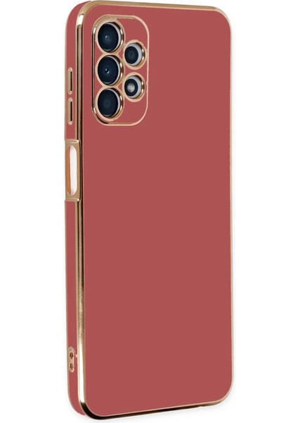 Buğz Samsung Galaxy A13 4g Kılıf Volet Silikon - Kırmızı