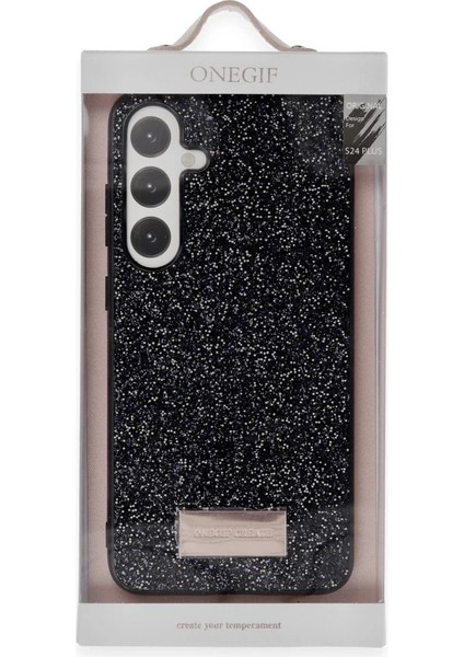 Buğz Onegif Samsung Galaxy A34 5g Bright Simli Kapak - Pembe modelleri