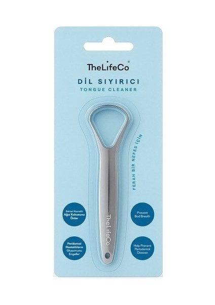 Paslanmaz Çelik Dil Temizleyici - Dil Sıyırıcı