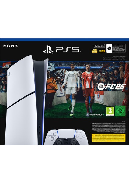Playstation 5 Slim Dijital Versiyon / Ea Sports FC26 (Bilkom Garantili)