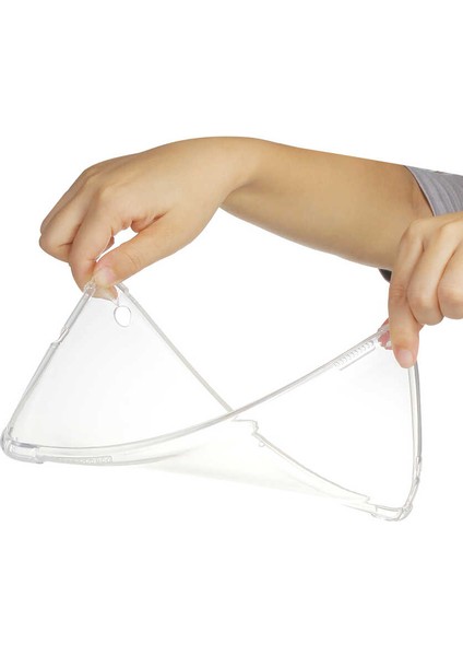 Matepad T5 10 Uyumlu Senk Tablet Nitro Anti Shock Silikon Kapak-Renksiz fiyatları