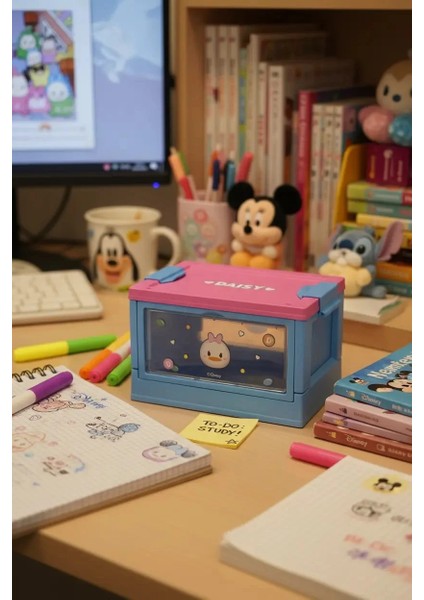 Disney Lisanslı Tsum Tsum Serisi Yan Pencereli Mini Saklama Kutusu