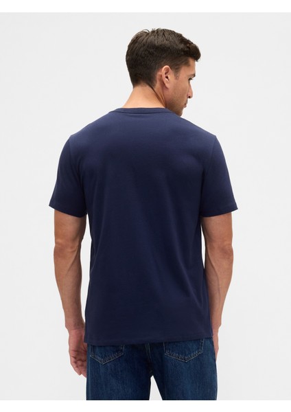Erkek Lacivert Everyday Soft Gap Logo T-Shirt indirimleri