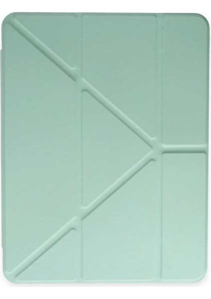 Buğz Ipad Pro 11 (2024) Kılıf Kalemlikli Mars Tablet Kılıfı - Açık Yeşil modelleri