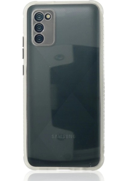 Buğz Samsung Galaxy A02S Kılıf Miami Şeffaf Silikon - Şeffaf