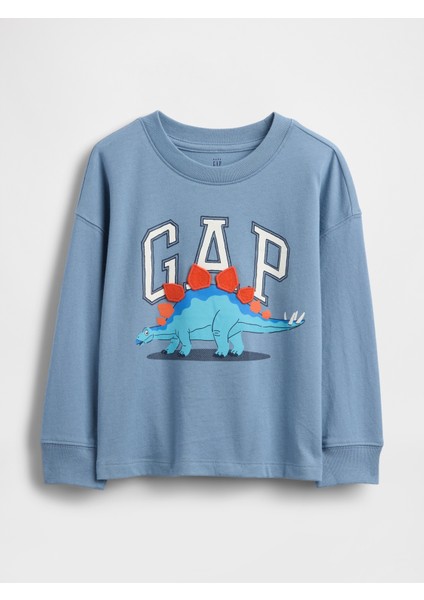 Erkek Bebek Açık Mavi Gap Logo T-Shirt