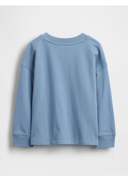 Erkek Bebek Açık Mavi Gap Logo T-Shirt modelleri