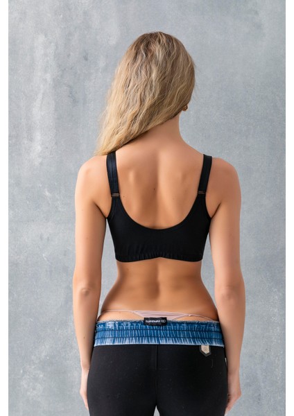 Çıtçıtlı Toparlayıcı Minimizer Sütyen Siyah (MGP11991) indirimleri