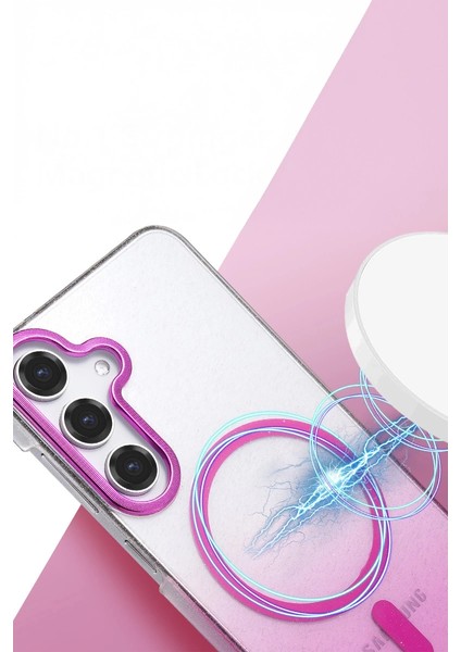 Buğz Samsung Galaxy S23 Fe Glossy Magsafe Kapak - Pembe fiyatları