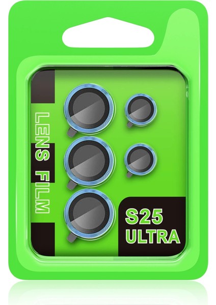 Samsung Galaxy S25 Ultra Raze Metal Kamera Lens - MAVI-(5796)