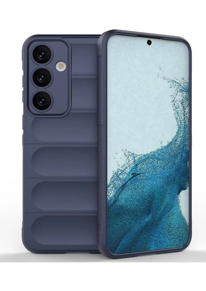 Buğz Samsung Galaxy S24 Fe Kılıf Optimum Silikon - Lacivert