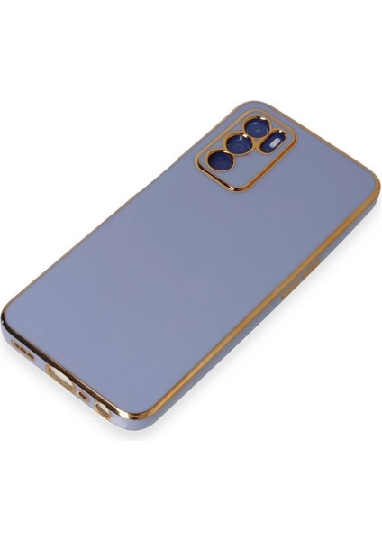 Buğz Oppo A16 Kılıf Volet Silikon - Mavi fırsatları