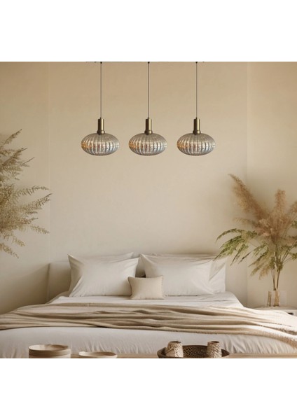 Üçlü Elegant Cam Bal Rengi Avize Eskitme Fener Başlık Sarkıt Lamba Restoran Salon Aydınlatma fiyatları