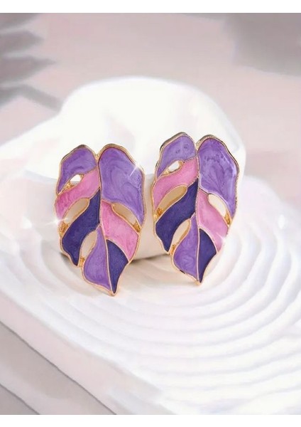 Şık Vintage Esintili Yaprak Küpeler fiyatları