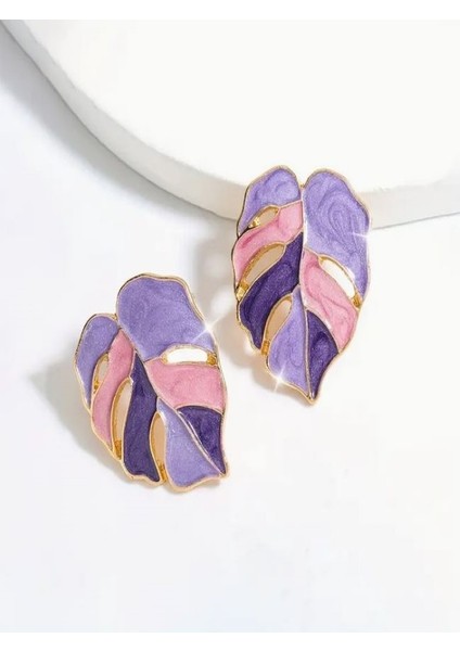 Şık Vintage Esintili Yaprak Küpeler fırsatları