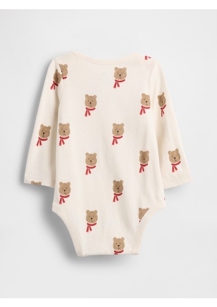 Bebek Kırık Beyaz First Favorites Organik Pamuk Bodysuit fiyatları