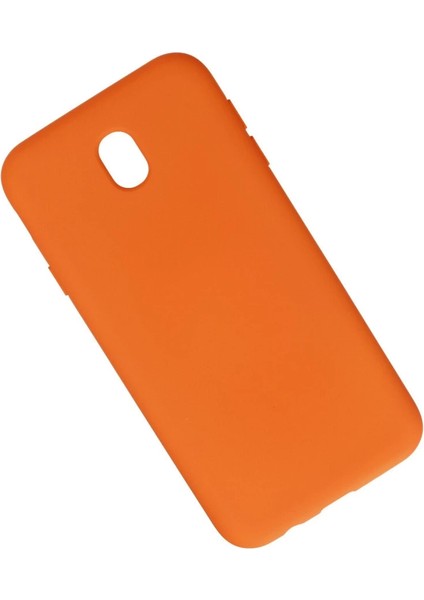 Buğz Samsung Galaxy J7 Pro / J730 Kılıf Nano Içi Kadife Silikon - Turuncu fiyatları