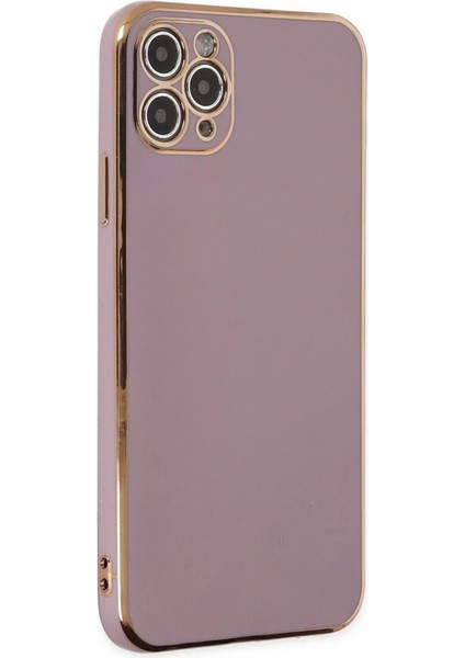 Buğz Iphone 11 Pro Max Kılıf Volet Silikon - Mor