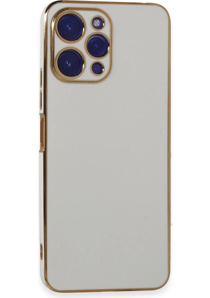 Buğz Xiaomi Poco M6 Pro 5g Kılıf Volet Silikon - Beyaz