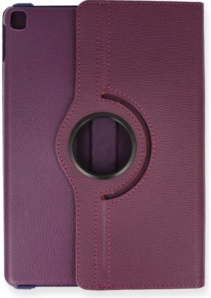 Buğz Newface Ipad Pro 13 (2024) Kılıf 360 Tablet Deri Kılıf - Mürdüm