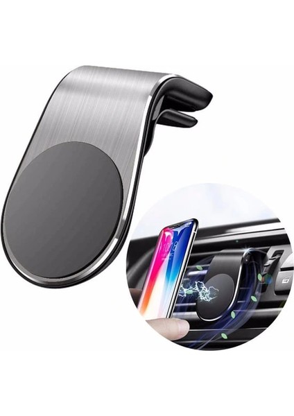 Buğz Araba Klimasına Takılan Mandallı Mıknatıslı Telefon Tutucu