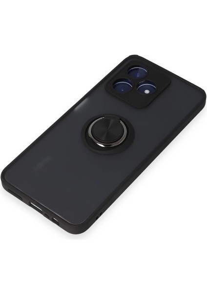 Buğz Realme C53 Kılıf Montreal Yüzüklü Silikon Kapak - Siyah indirimleri