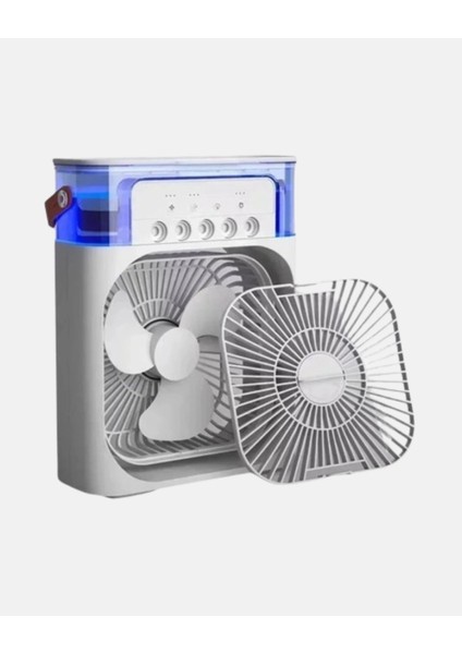 Taşınabilir Mini Klima Fan 3’ü 1 Arada Soğutucu, Nemlendirici ve Gece Lambası fiyatları