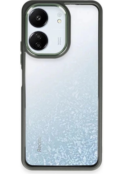 Buğz Newface Xiaomi Redmi 13C Kılıf Power Silikon - Koyu Yeşil