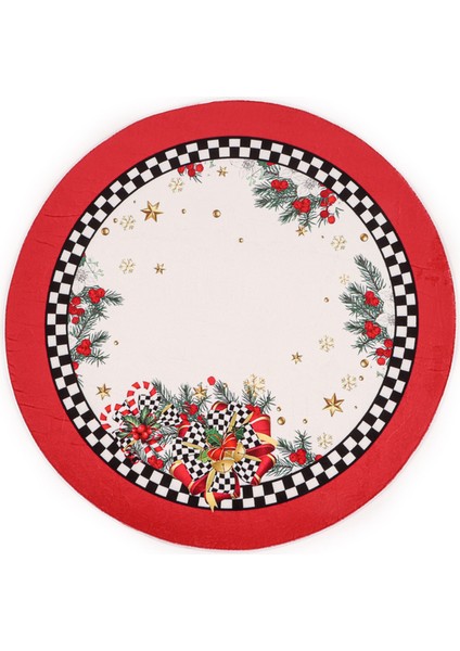 Yılbaşı Ağacı Altı Örtüsü | Christmas Desenli Çam Ağacı Altı Kaymaz Dot Tabanlı Halı | PAR0559 fiyatları