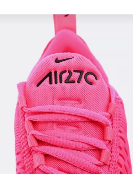 Air Max 270 Hyper Pembe Kadın Sneaker Ayakkabı (Dar Kalıptır Yarım Numara Büyük Alınız)