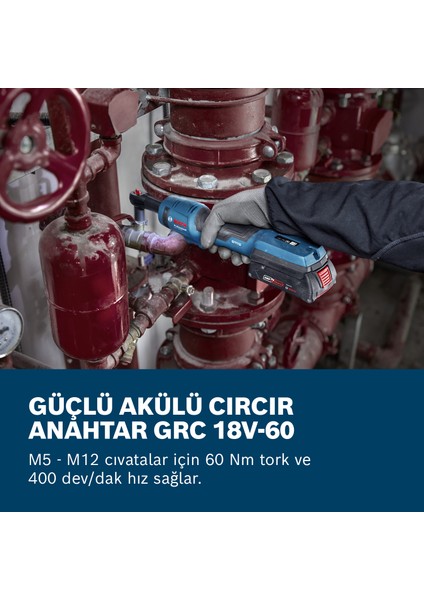 Grc 18V-60 Akülü Darbeli Somun Sıkma 2 x 2.0AH