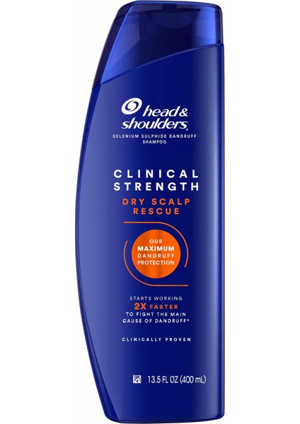Head & Shoulders Clinical Strength Dry Scalp Rescue Kuru Saç Derisine Özel Şampuan 400 ml