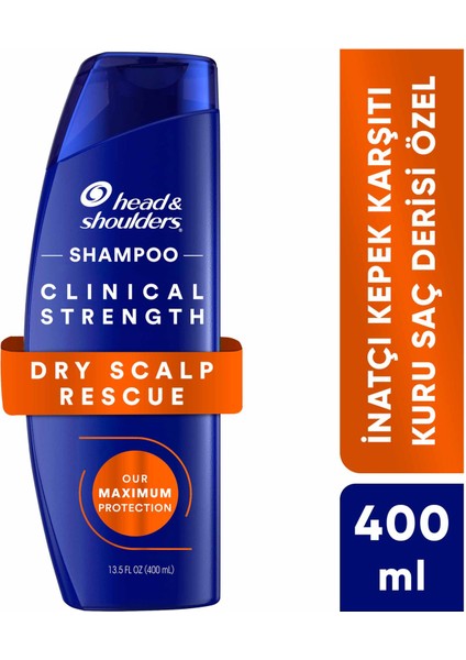 Head & Shoulders Clinical Strength Dry Scalp Rescue Kuru Saç Derisine Özel Şampuan 400 ml fiyatları
