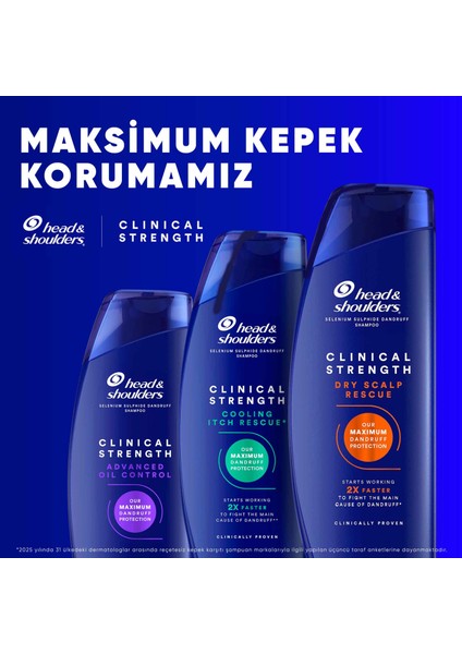 Head & Shoulders Clinical Strength Dry Scalp Rescue Kuru Saç Derisine Özel Şampuan 400 ml