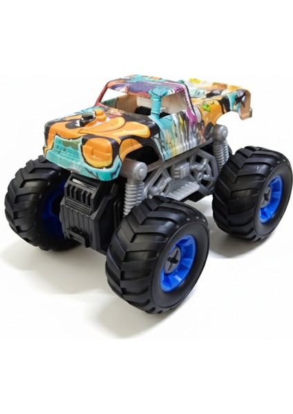 Monster Truck Sök Tak Grafitti Sürtmeli Master Araba Yeşil modelleri